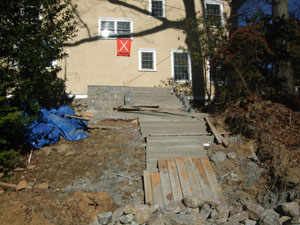 Staircase in Mountain Lakes